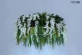GARDENS WISTERIA 90 czarna lampa wisząca