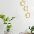 GIRONA złota lampa wisząca pojedyncza