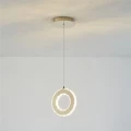 GIRONA złota lampa wisząca pojedyncza