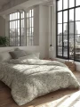 140x200 FIR Lazy All-in-one zielony kołdra z poszewką na poduszkę