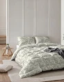 140x200 FIR Lazy All-in-one zielony kołdra z poszewką na poduszkę