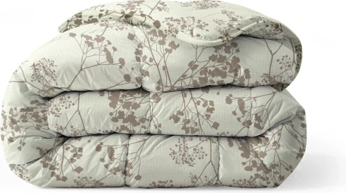 140x200 FIR Lazy All-in-one zielony kołdra z poszewką na poduszkę