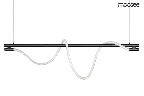 SERPIENTE 120 czarna lampa wisząca