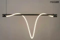 SERPIENTE 120 czarna lampa wisząca