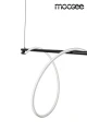 SERPIENTE 120 czarna lampa wisząca