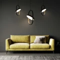 SPINNER 19 czarna lampa wisząca 