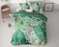 240x200/220 MORENA zielony kpl pościeli satyna bawełniana