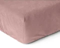 140x200 prześcieradło welwet róż