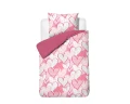 140x200/220 HEARTS LOVE róż kpl pościeli mikrofibra