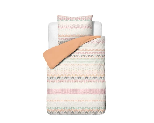 140x200/220 ELAYA róż kpl pościeli mikrofibra