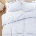 200x200/220 WASHED TUFTED biały  kpl pościeli mikrofibra