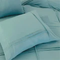 200x200/220 WASHED TUFTED zielony  kpl pościeli mikrofibra