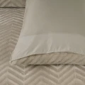 140x200/220 CHEVRON TEDDY brąz  kpl pościeli mikrofibra
