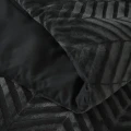 200x200/220 CHEVRON TEDDY antracyt  kpl pościeli mikrofibra