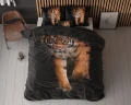 240x200/220 TIGER ICON czarny  kpl pościeli mikrofibra