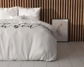 240x200/220 NAMASTAY biały  kpl pościeli mikrofibra