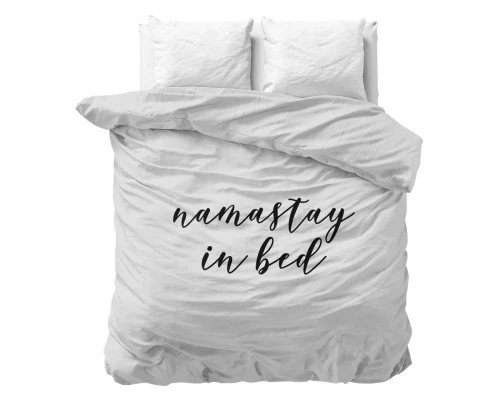 240x200/220 NAMASTAY biały  kpl pościeli mikrofibra