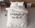 140x200/220 NAMASTAY biały  kpl pościeli mikrofibra