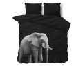 200x200/220 ELEPHANT czarny  kpl pościeli mikrofibra