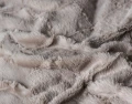 200x200/220 FAUX FUR CHECK brąz 200x200/220 kpl pościeli