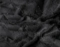 140x200/220 FAUX FUR CHECK czarny 140x200/220 kpl pościeli