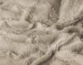 140x200/220 FAUX FUR CHECK beż 140x200/220 kpl pościeli