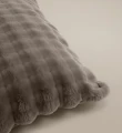 140x220 POM POM brąz  teddy kpl pościeli