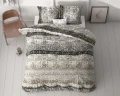 240x200/220 SEPTEMBER szary  kpl pościeli mikrofibra