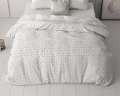 240x220 VARDO biały  kpl pościeli mikrofibra
