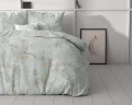 240x220 BLOSSOM niebieski  kpl pościeli mikrofibra