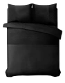240x220 VALENCIA czarny  kpl pościeli mikrofibra