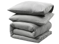 200x220 BERLIN szary  kpl pościeli mikrofibra