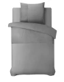 200x220 BERLIN szary  kpl pościeli mikrofibra