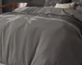 140x200/220 PURE LOVE mikrofibra szary  kpl pościeli