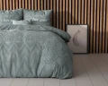 140x200/220 I LOVE BED mikrofibra zielony  kpl pościeli