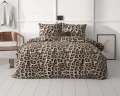 140x200/220 DEEP PANTHER brunatny kpl poscieli mikrofibra