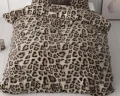 140x200/220 DEEP PANTHER brunatny kpl poscieli mikrofibra