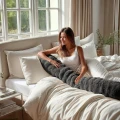 140x20  Bodypillow POMPOM antracyt