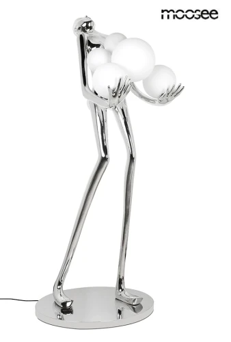 HUMAN SILVER  lampa podłogowa PREMIUM