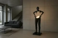 MOOSEE lampa podłogowa HUMAN HOUDINI      czarna