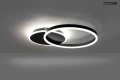  RINGS 2 plafon lampa sufitowa czarna