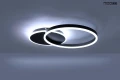  RINGS 2 plafon lampa sufitowa czarna