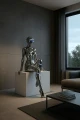 CYBER WOMAN lampa podłogowa / rzeźba 