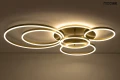 RINGS 6 plafon lampa sufitowa / złota