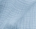 200x200/220 MUŚLIN Perkal Sky blue  kpl pościeli