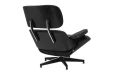 LOUNGE HM Fotel czarny / czarny jesion