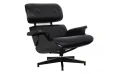 LOUNGE HM Fotel czarny / czarny jesion