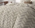 140x220 KAREL piaskowy  kpl pościeli mikrofibra