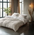 200x200/220 GINKGO WHISPER bawełna piaskowo-szary  kpl pościeli