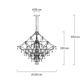 CONSTELATION 120 lampa wisząca - LED MOOSEE 